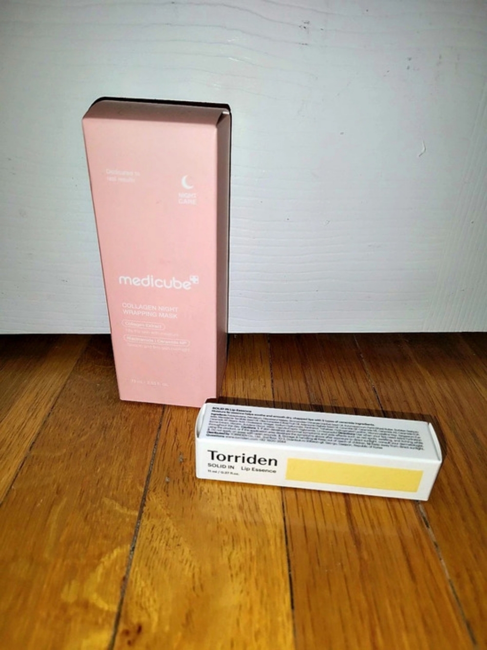 Medicube Collagen Night Wrapping Mask 75ml + Torriden Lip Essence Bundle